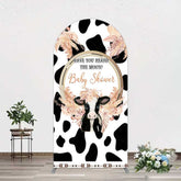 Aperturee Aperturee Boho Have You Heard The Moos Baby Shower Arch Backdrop